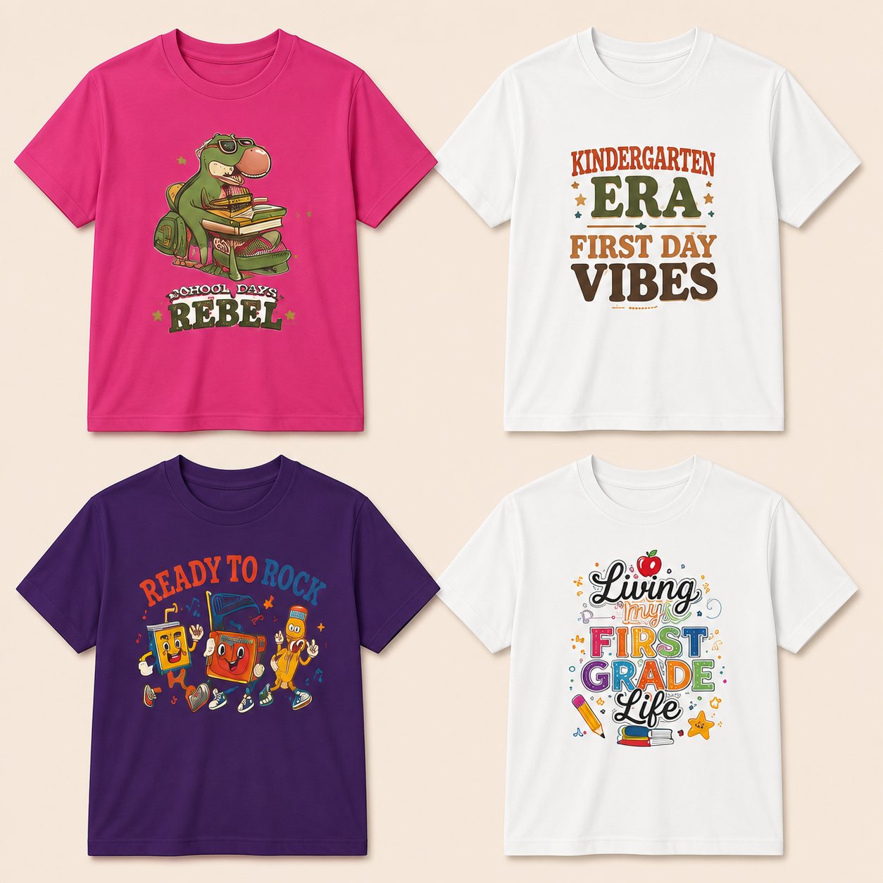 School Graphic T-Shirts