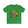Boys And Girls T-Shirt "Keep Smiling It Looks Good On You" Positive Graphic Tee