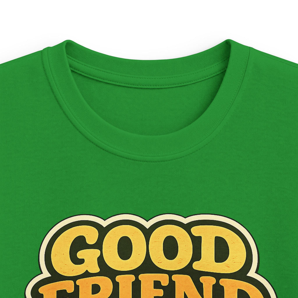 Kids Tee "Good Friend Energy" Retro Graphic Youth T‑Shirt For Boys & Girls