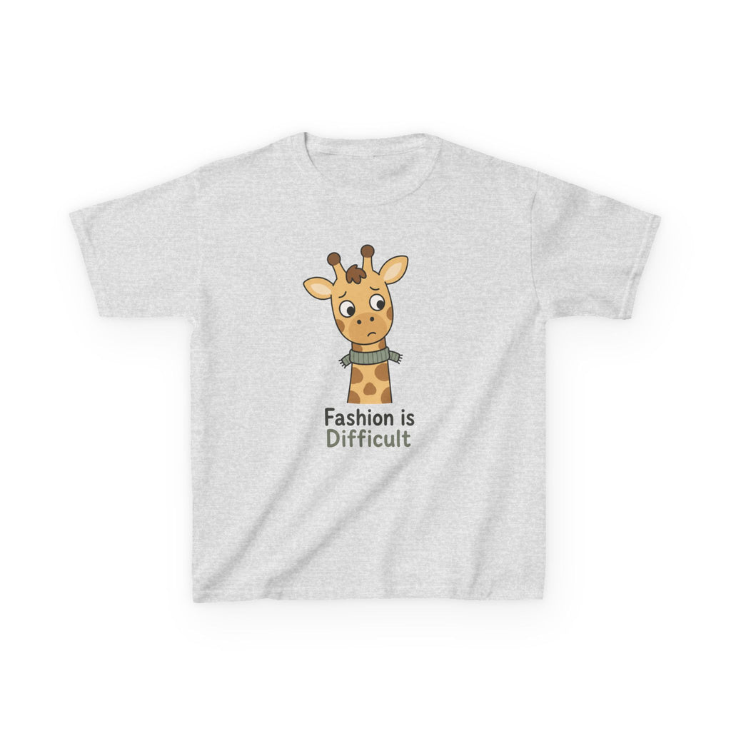Kids T-Shirt — "Fashion is Difficult"