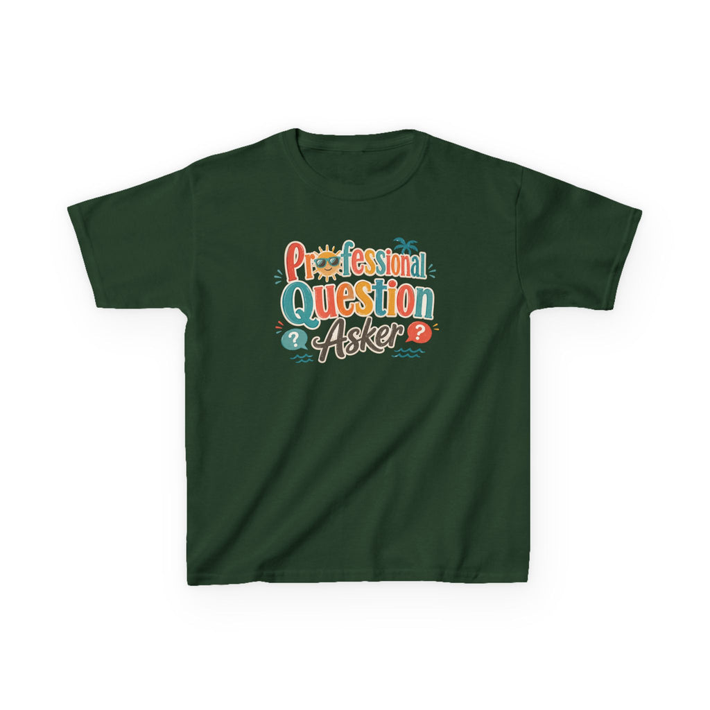 Kids Funny T-Shirt — "Professional QUESTION Asker"
