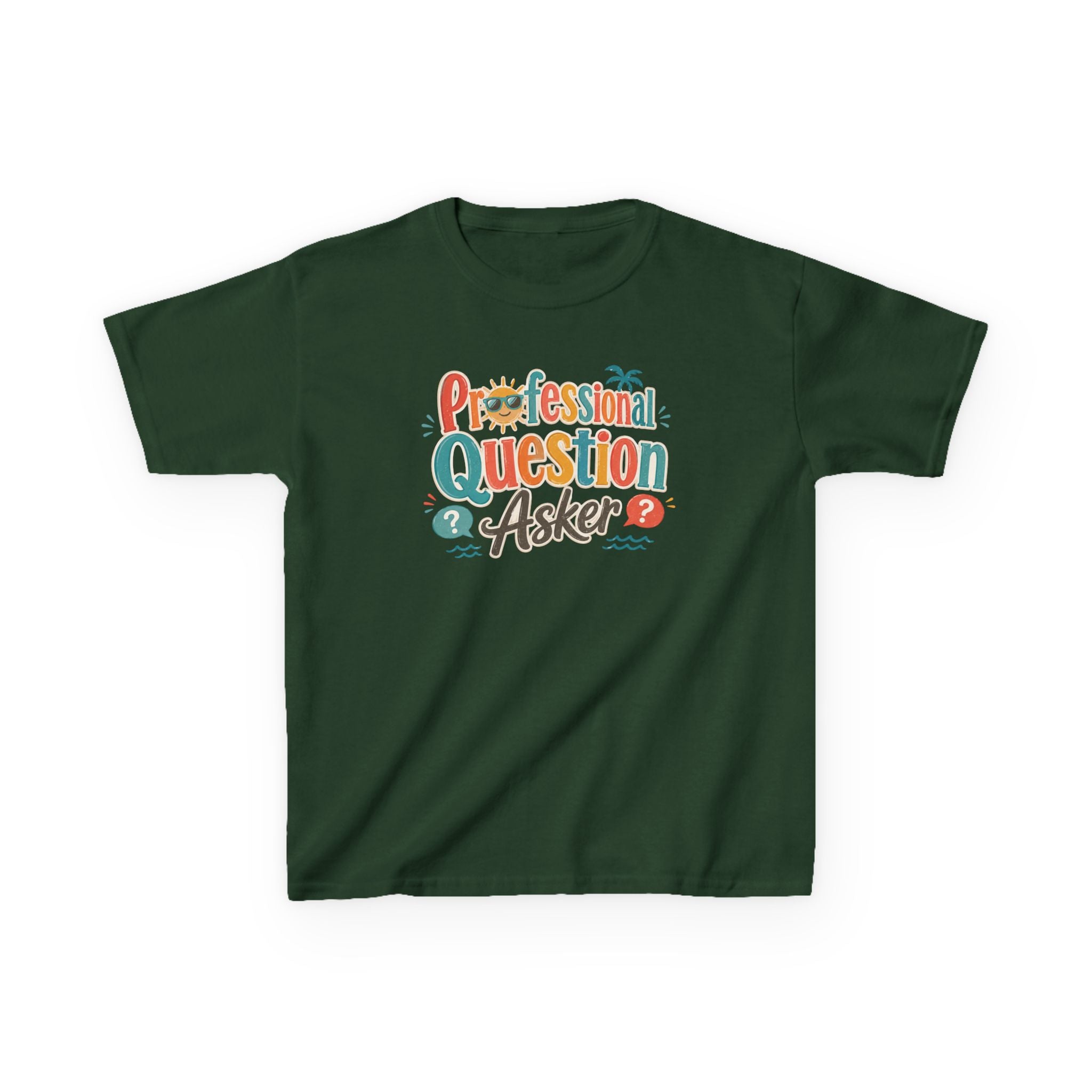 Kids Funny T-Shirt — "Professional QUESTION Asker"
