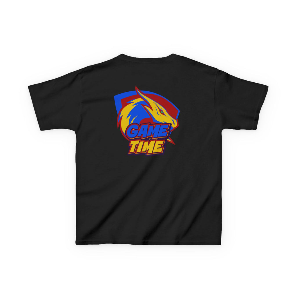 Kids T-Shirt Design "Game Time Dragon Gamer"