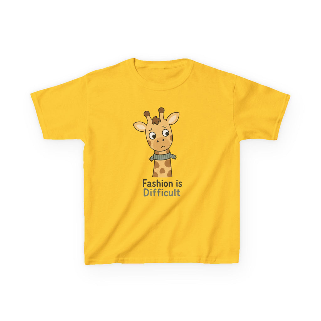 Kids T-Shirt — "Fashion is Difficult"