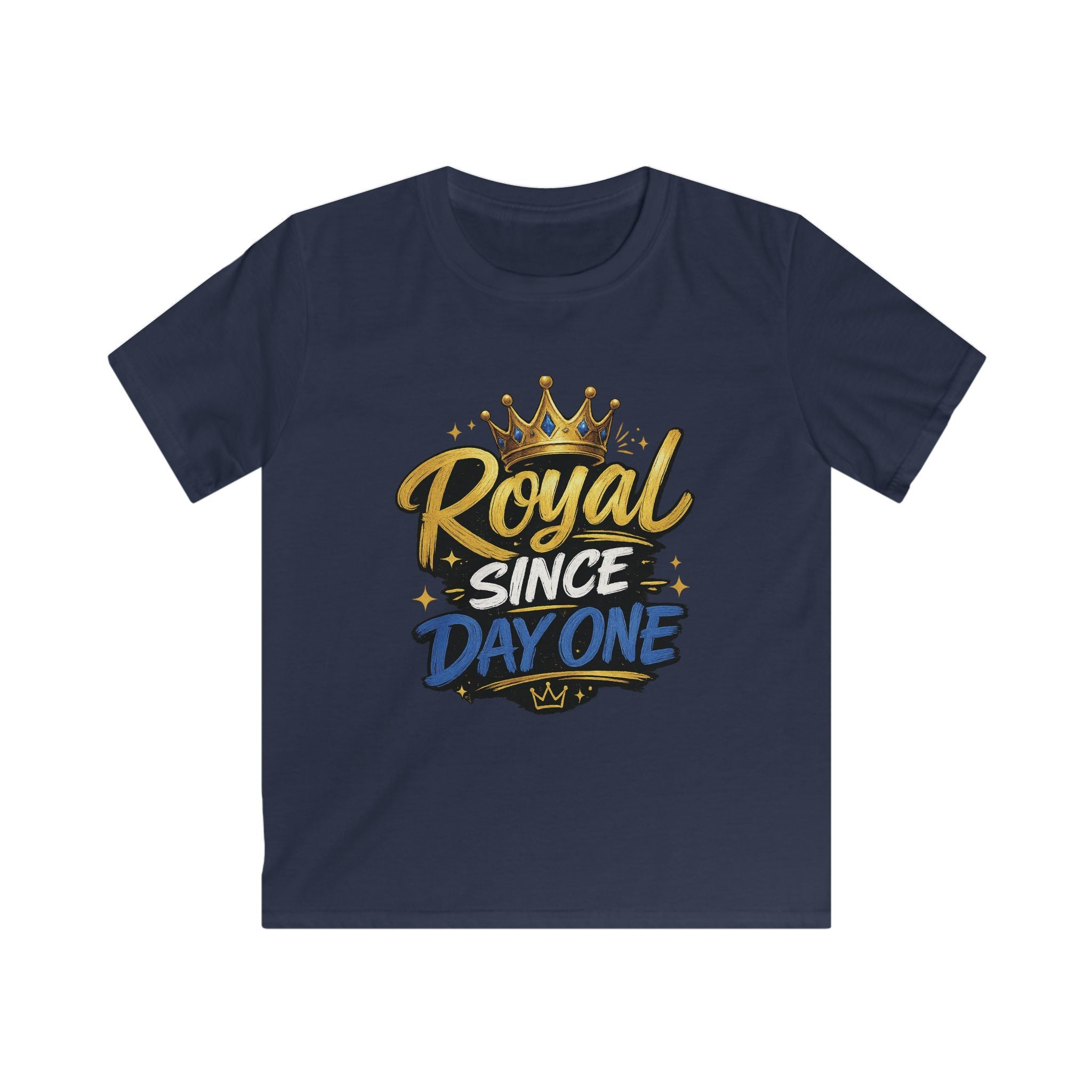 "Royal Since Day One" Crown Graphic Boys Shirt