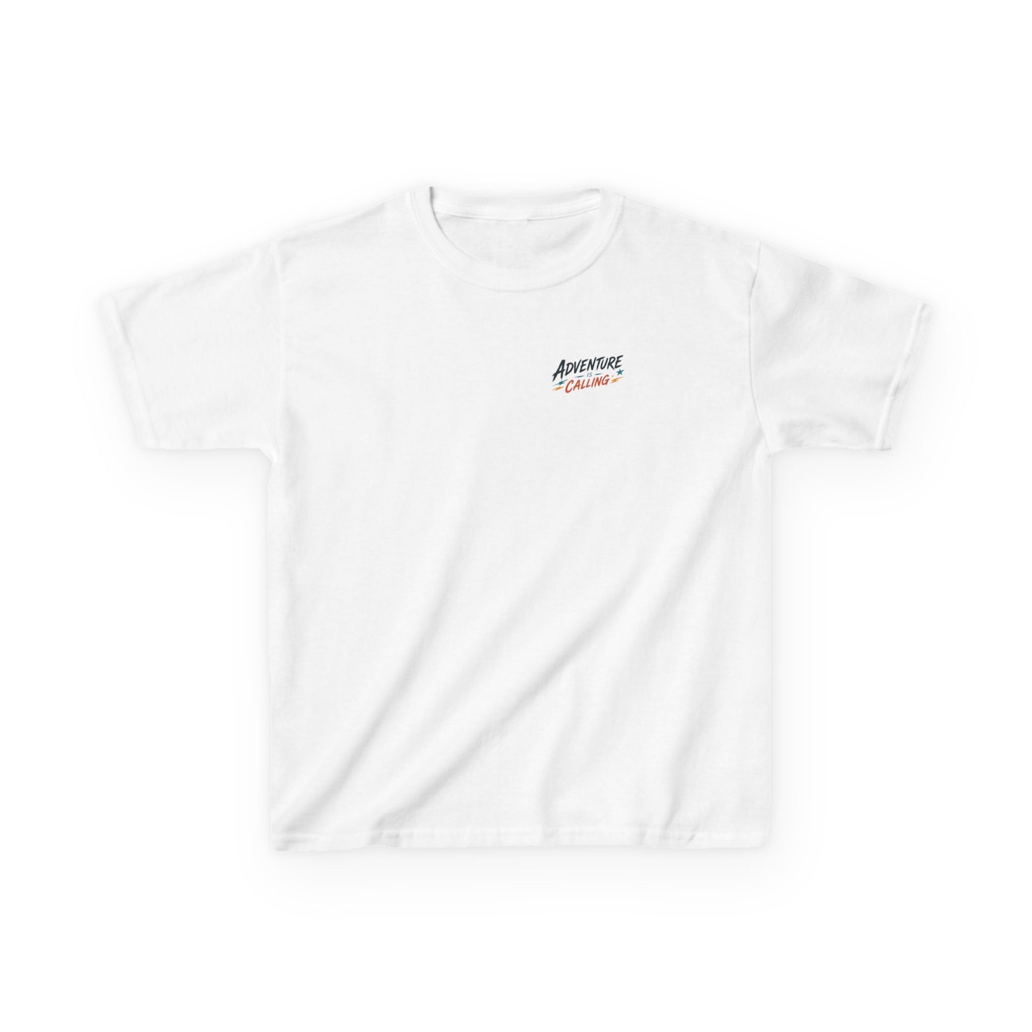 Boys Tee "Adventure Calling" Vintage Tropical Car & Sunset Graphic