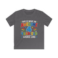 "This Is What An Awesome 4 Year Old Looks Like" Kids Birthday T-Shirt