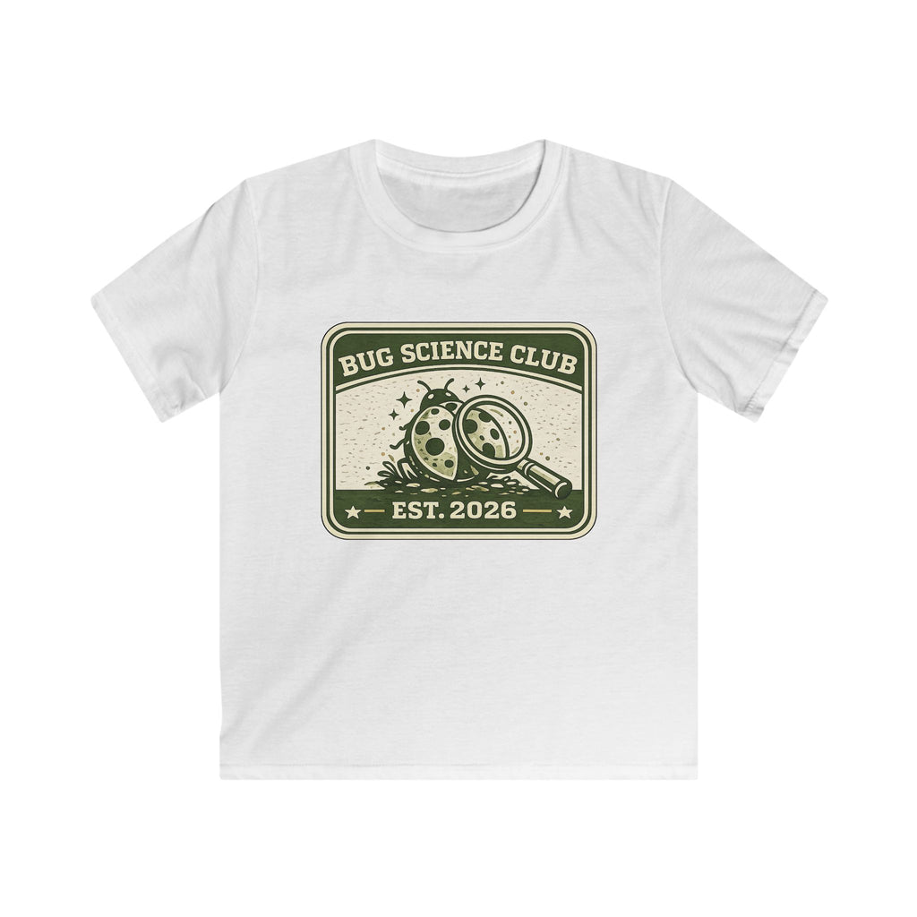 Kids T-Shirt "Bug Science Club Est. 2026" Graphic Tee For Boys & Girls