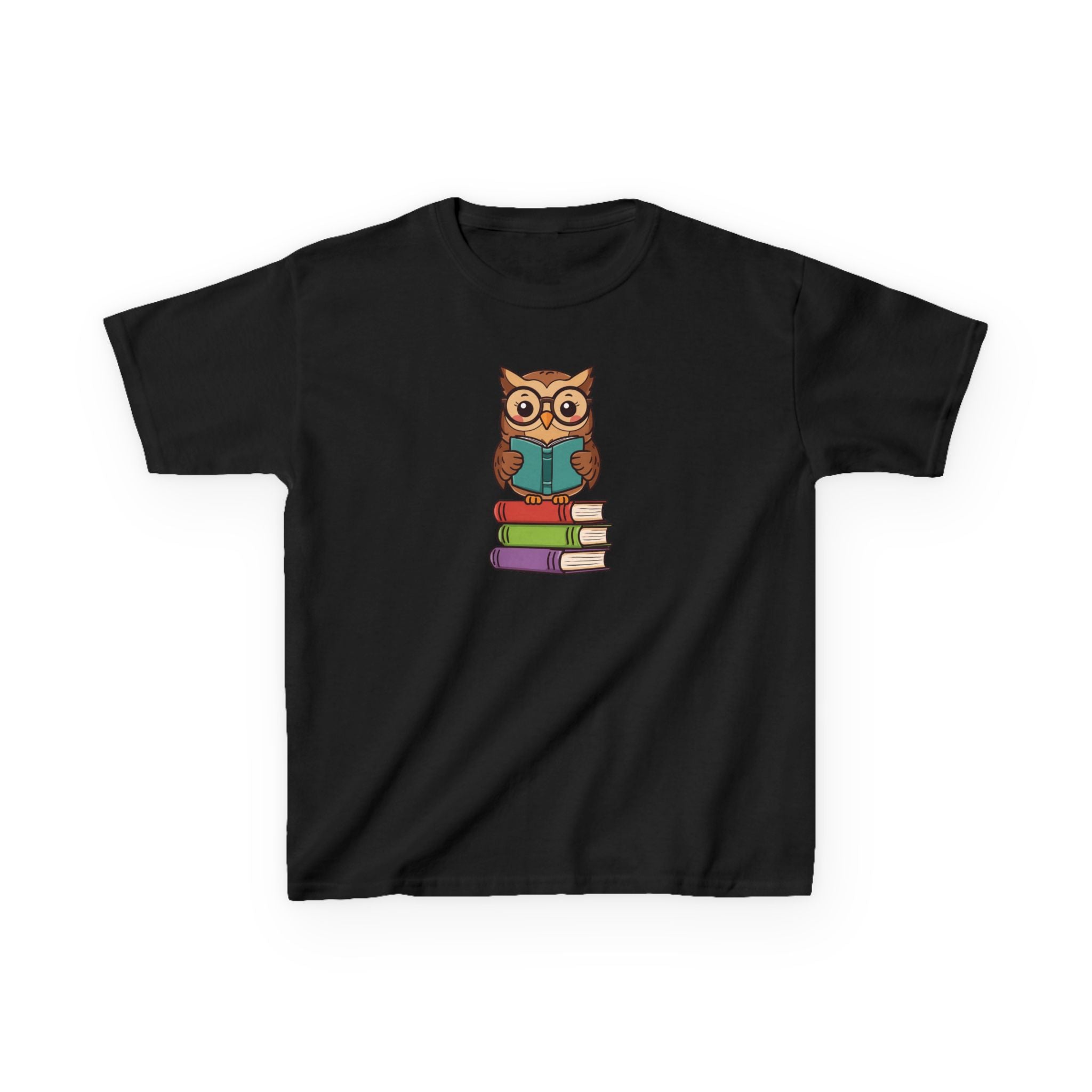 Kids T-Shirt — "OWL on book"