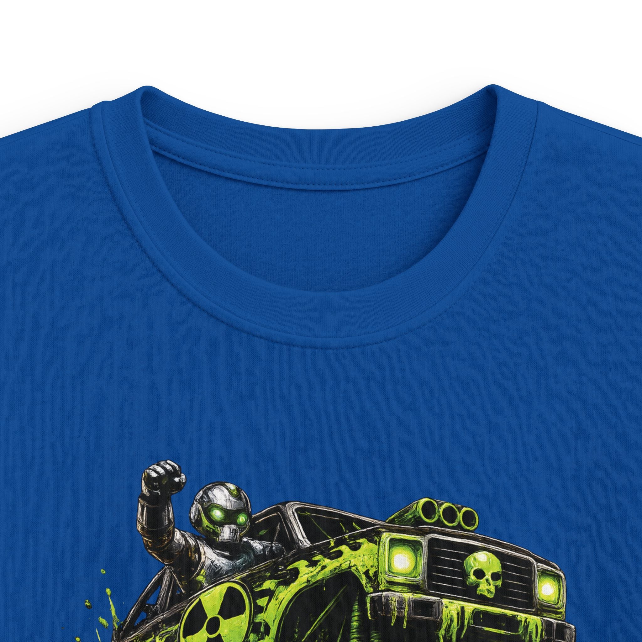 Boys Monster Truck T‑Shirt Green Mud Splash Off‑Road Tee