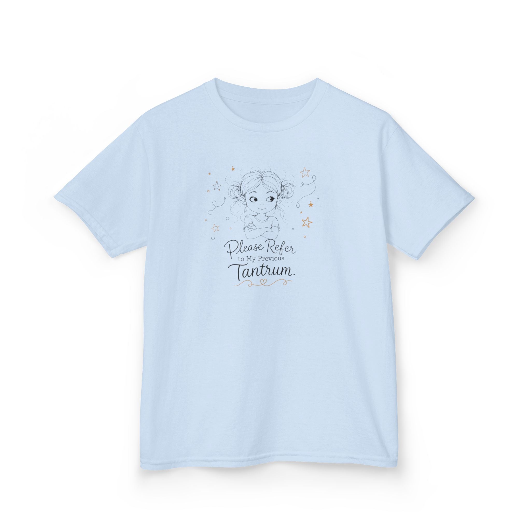 Kids T-Shirt — "Please Refer to My Previous Tantrum"