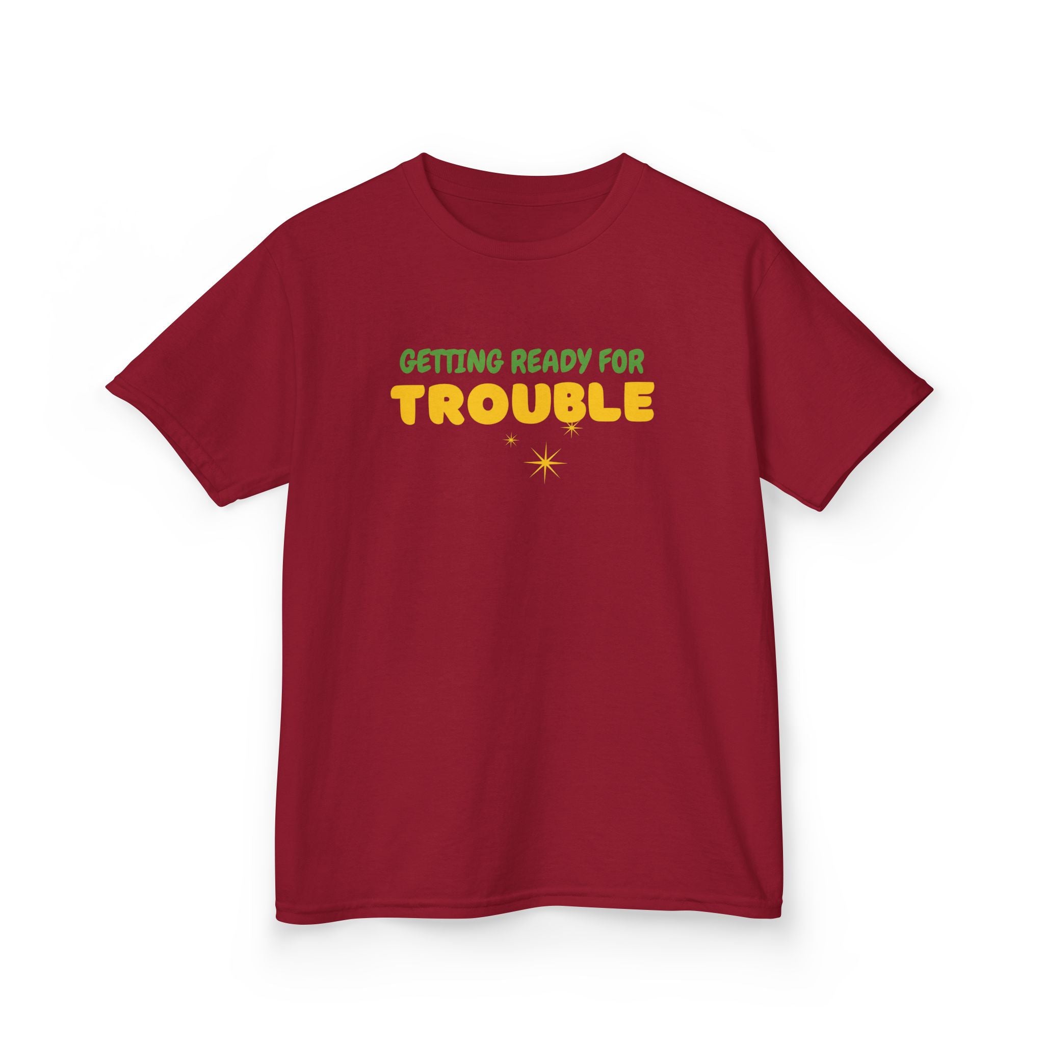 Ready for Trouble | Funny Kids Graphic T-Shirt