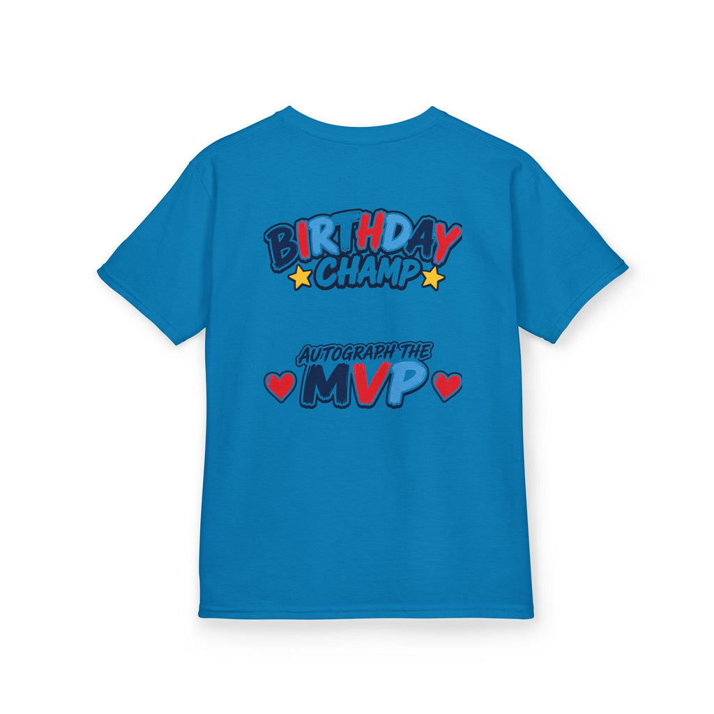 "Birthday Champ" Graphic kids Birthday T-Shirt Design