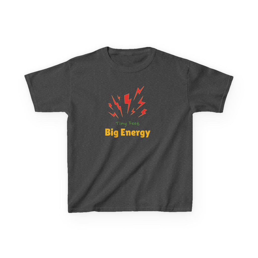 Tiny Feet - Big Energy | Funny Kids Graphic T-Shirt