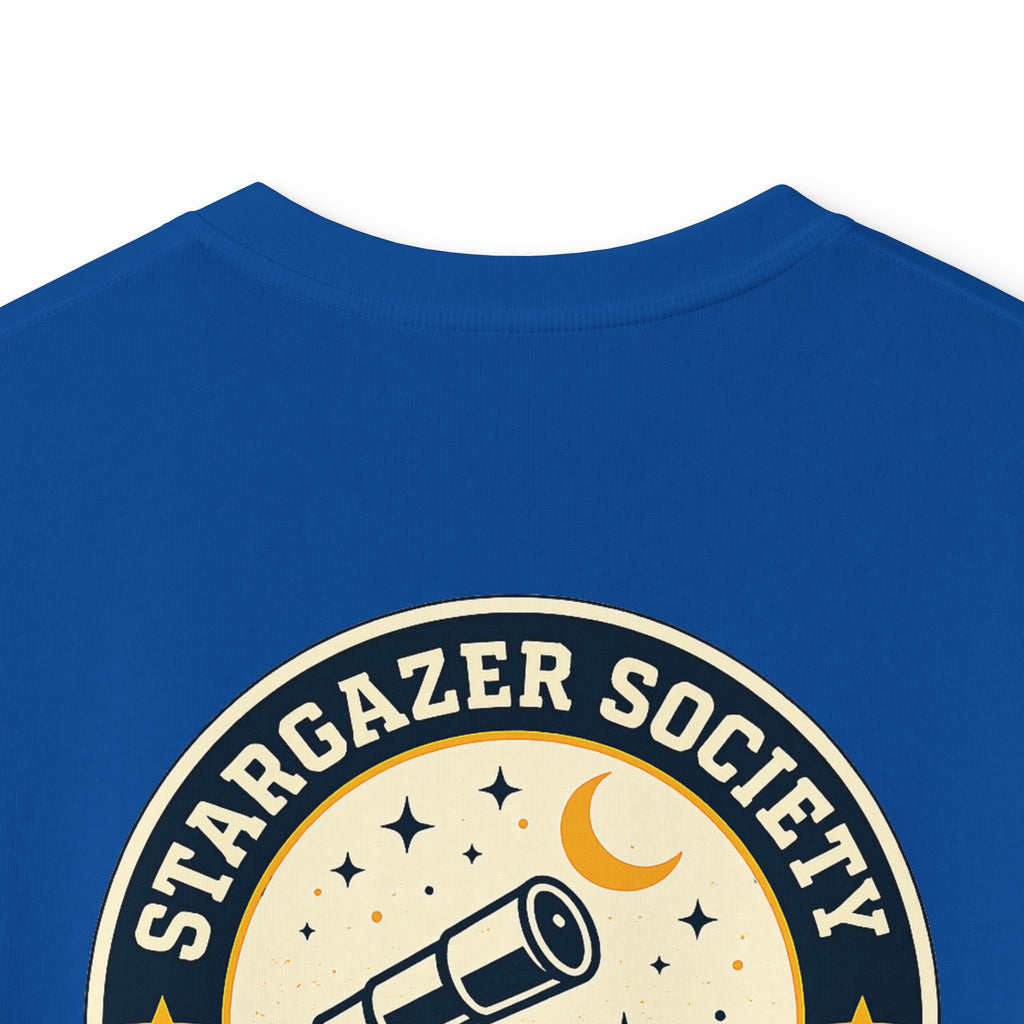 "Stargazer Society" Kids Tee Telescope 'Est. 2026' For Boys & Girls