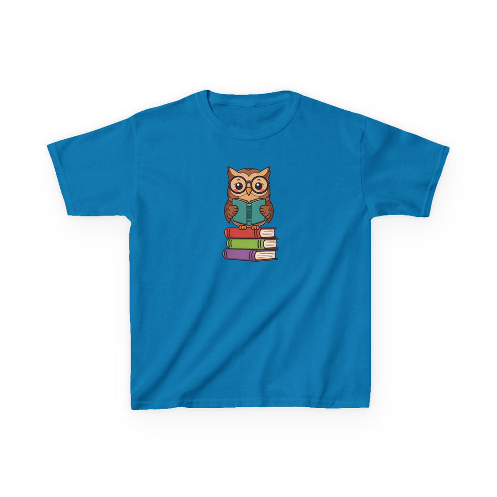 OWL on book | Kids Reading Graphic T-Shirt