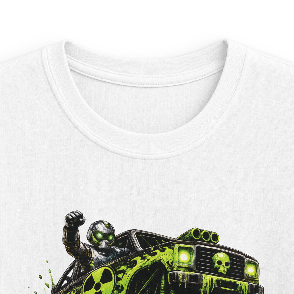 Boys Monster Truck T‑Shirt Green Mud Splash Off‑Road Tee