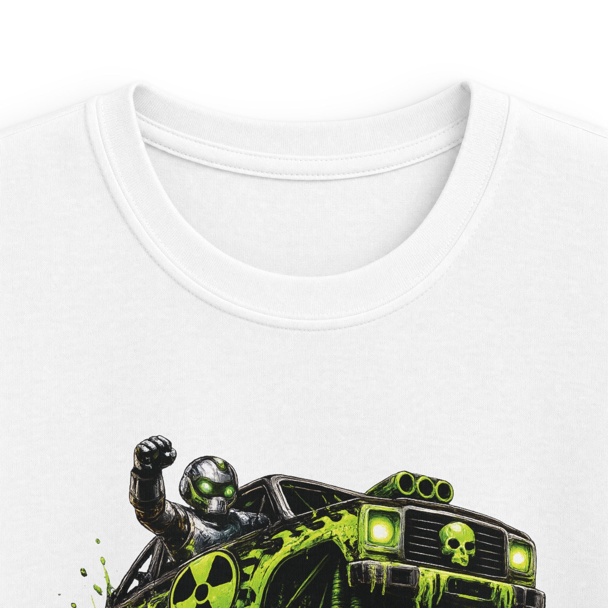 Boys Monster Truck T‑Shirt Green Mud Splash Off‑Road Tee