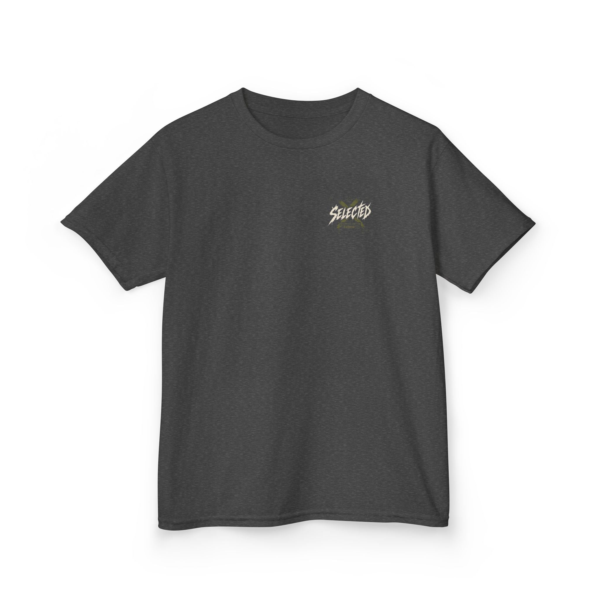Selected Graphic Kids Tee Streetwear Logo T‑Shirt for Boys & Girls