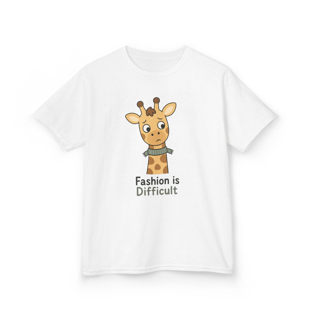 Kids T-Shirt — "Fashion is Difficult"
