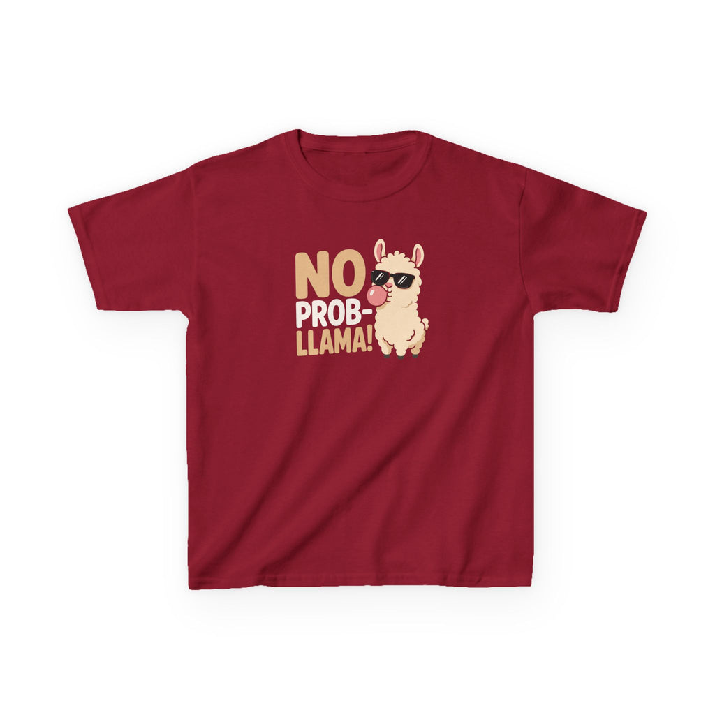 Kids Funny T-Shirt — "No Prob-llama!" 🦙".