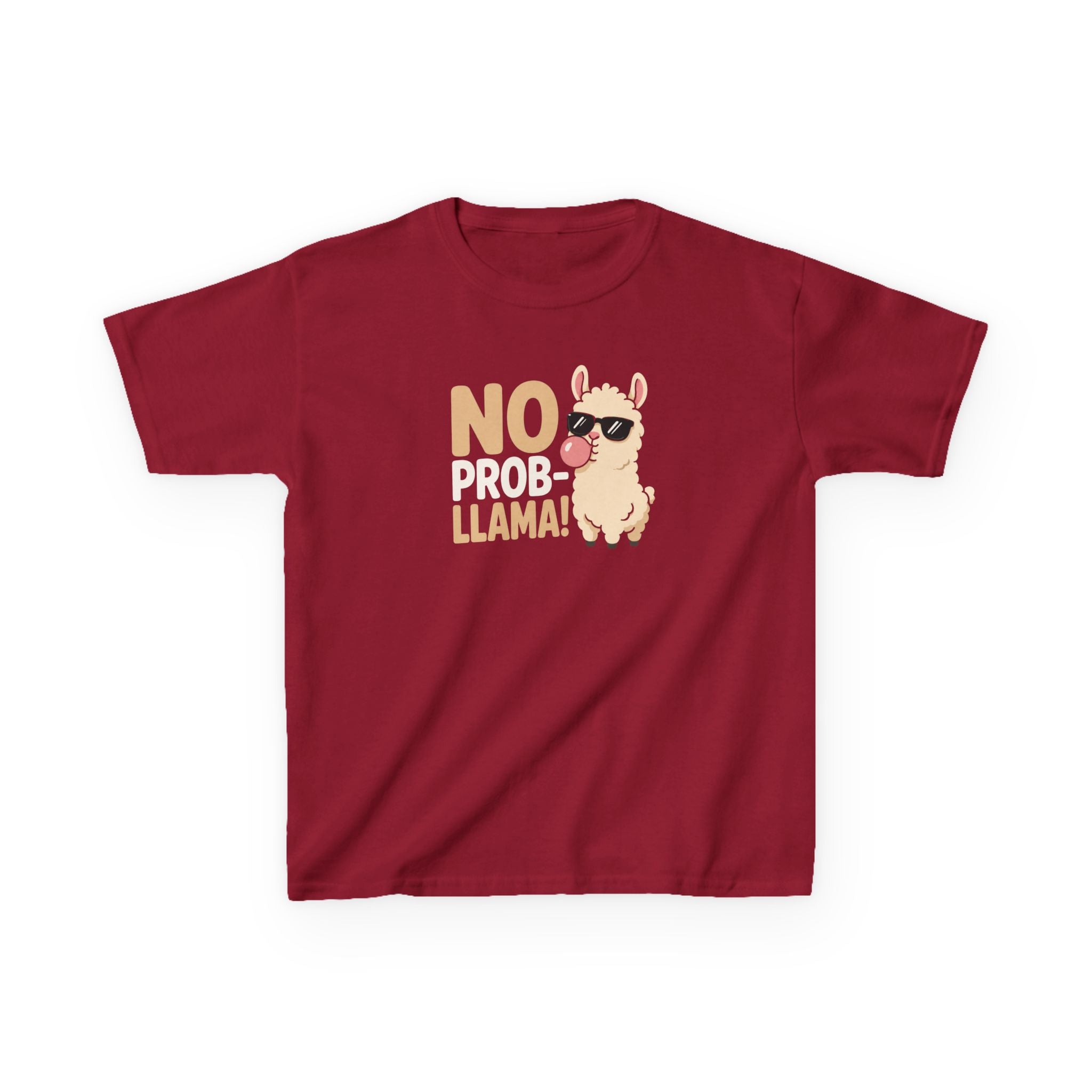 Kids Funny T-Shirt — "No Prob-llama!" 🦙".