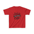 "Attitude Never Looked So Cute" Funny Graphic T-Shirt Design