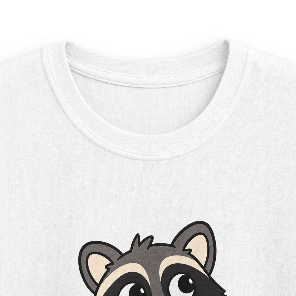 Cute Raccoon "got snacks?" Funny Graphic Tee for Kids