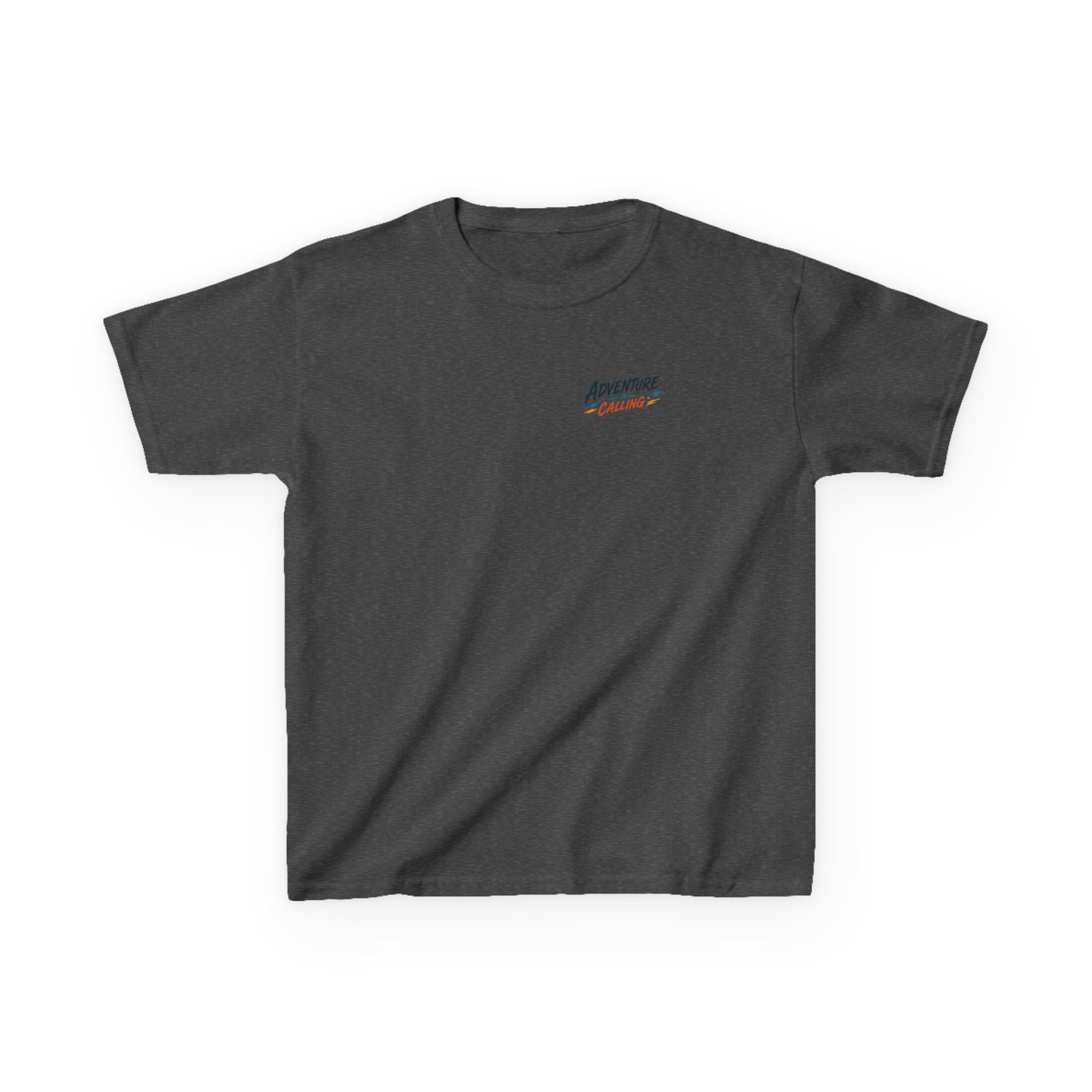 Boys Tee "Adventure Calling" Vintage Tropical Car & Sunset Graphic