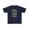 "I Get My Attitude From Mom" Humor Graphic T-Shirt Design