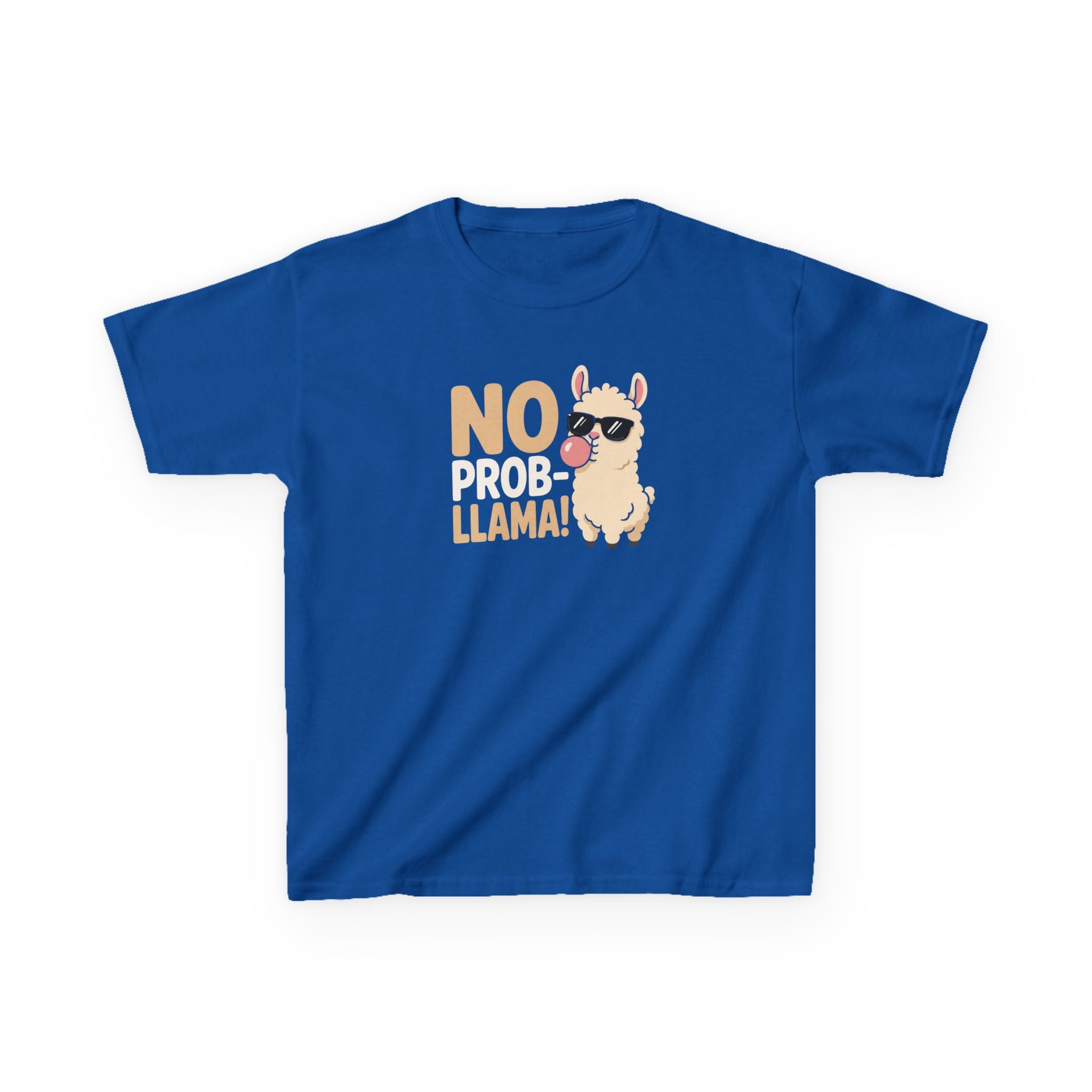 Kids Funny T-Shirt — "No Prob-llama!" 🦙".