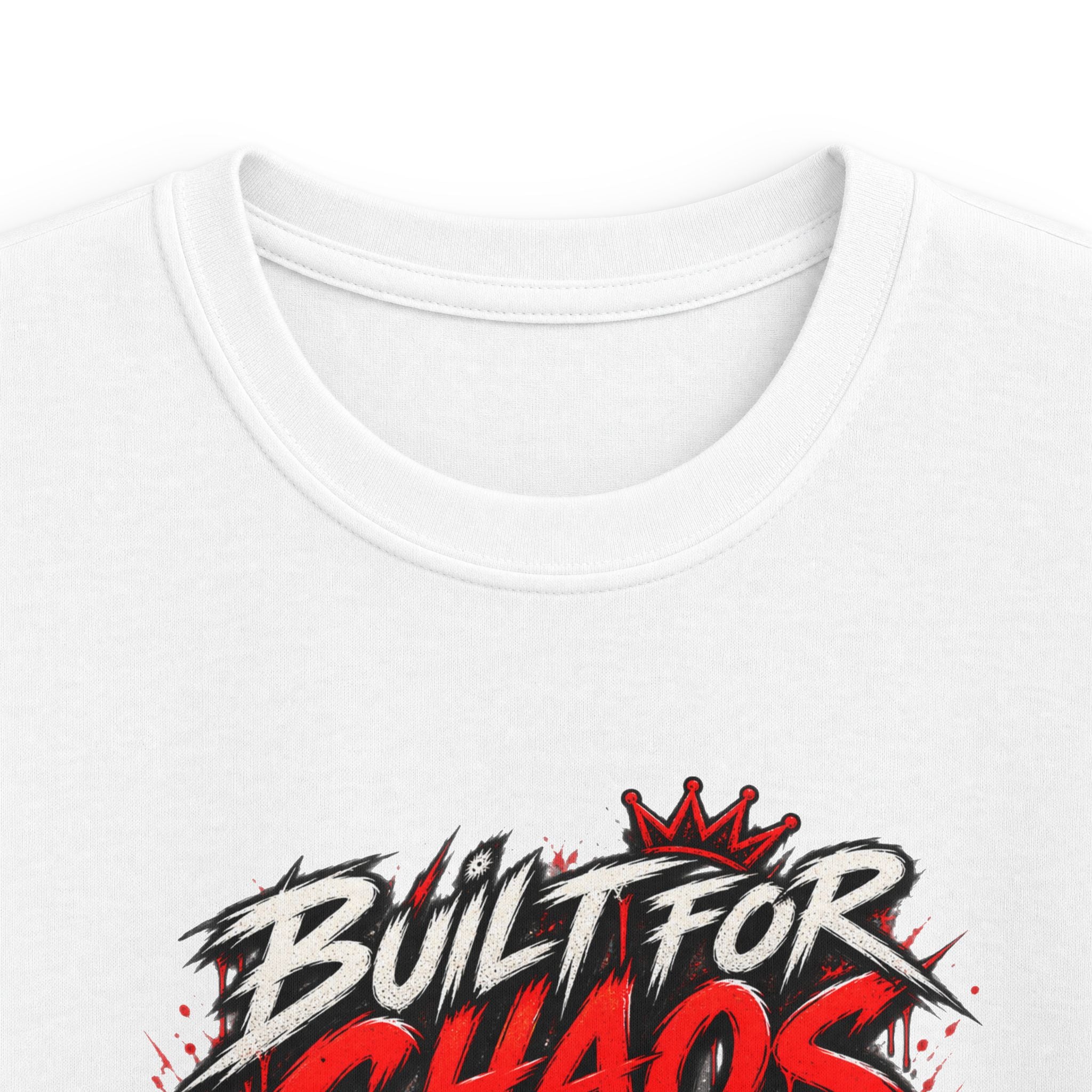 Kids Tee "Built for Chaos" Monster Truck Graphic (No Rules, Just Dirt)
