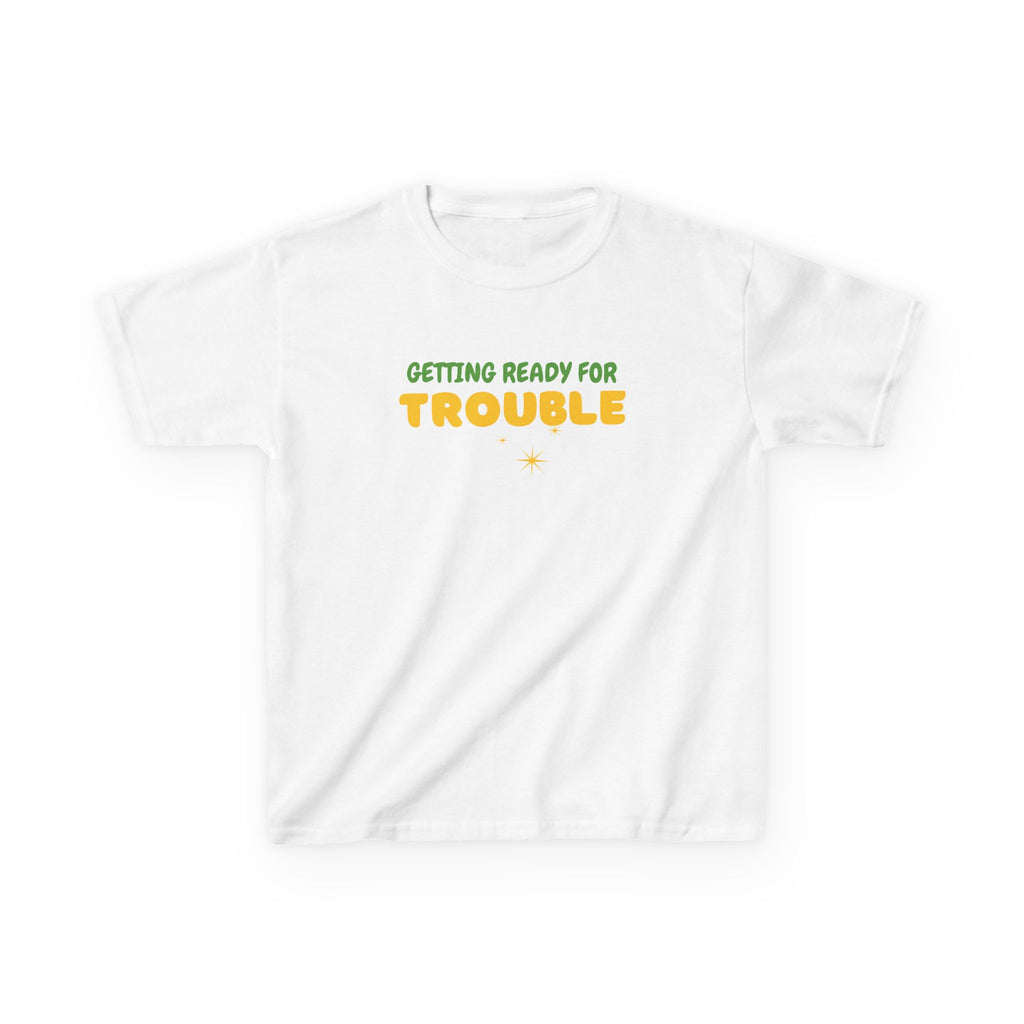 Ready for Trouble | Funny Kids Graphic T-Shirt