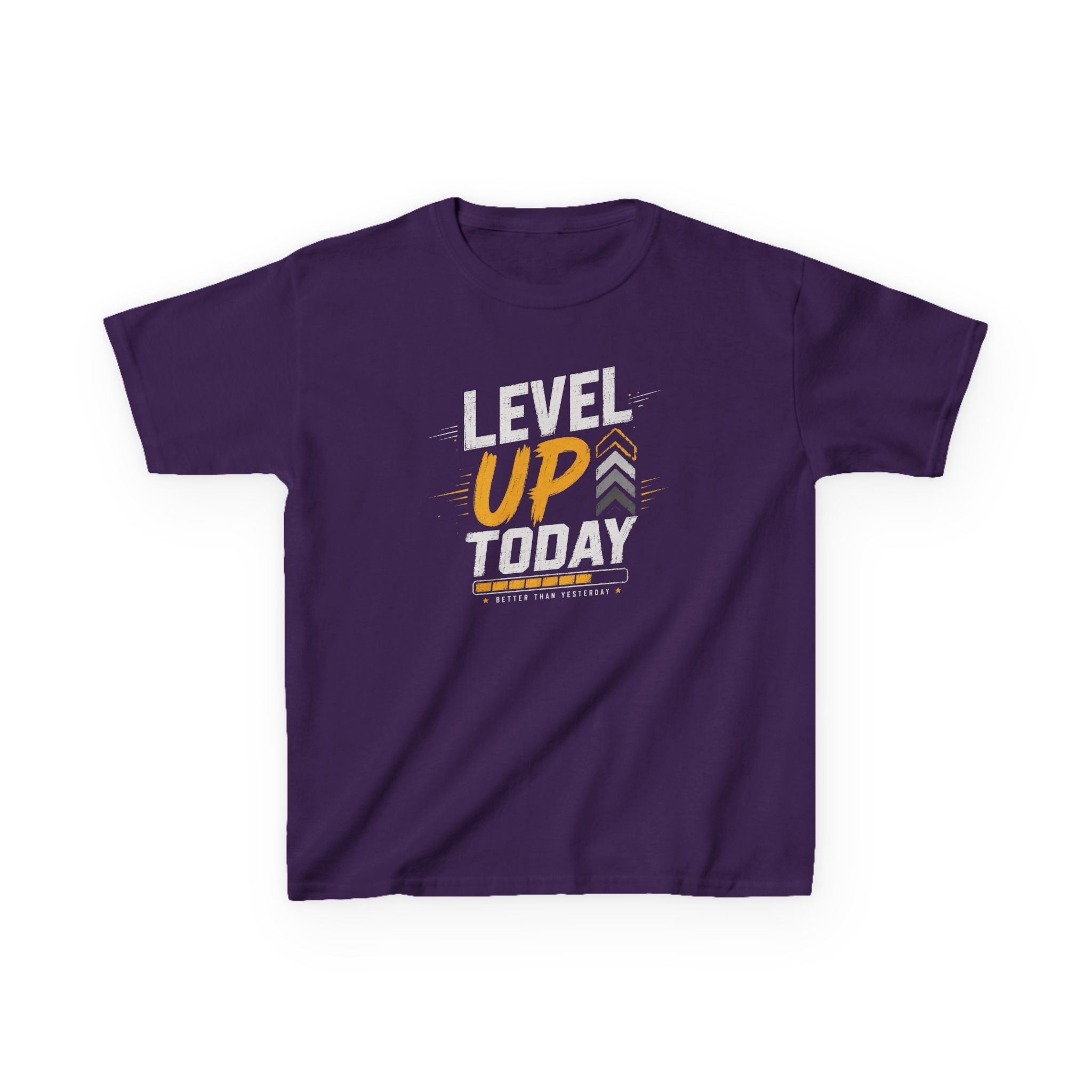 Kids "Level Up Today" Boys and Girls Graphic Tee Birthday Gamer Shirt