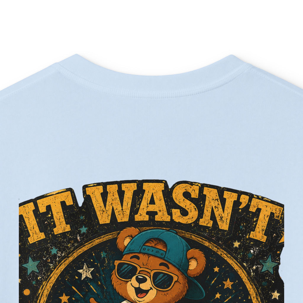 Kids Tee  'It Wasn't Me!' Dancing Bear Graphic Shirt | Funny Kids Gift