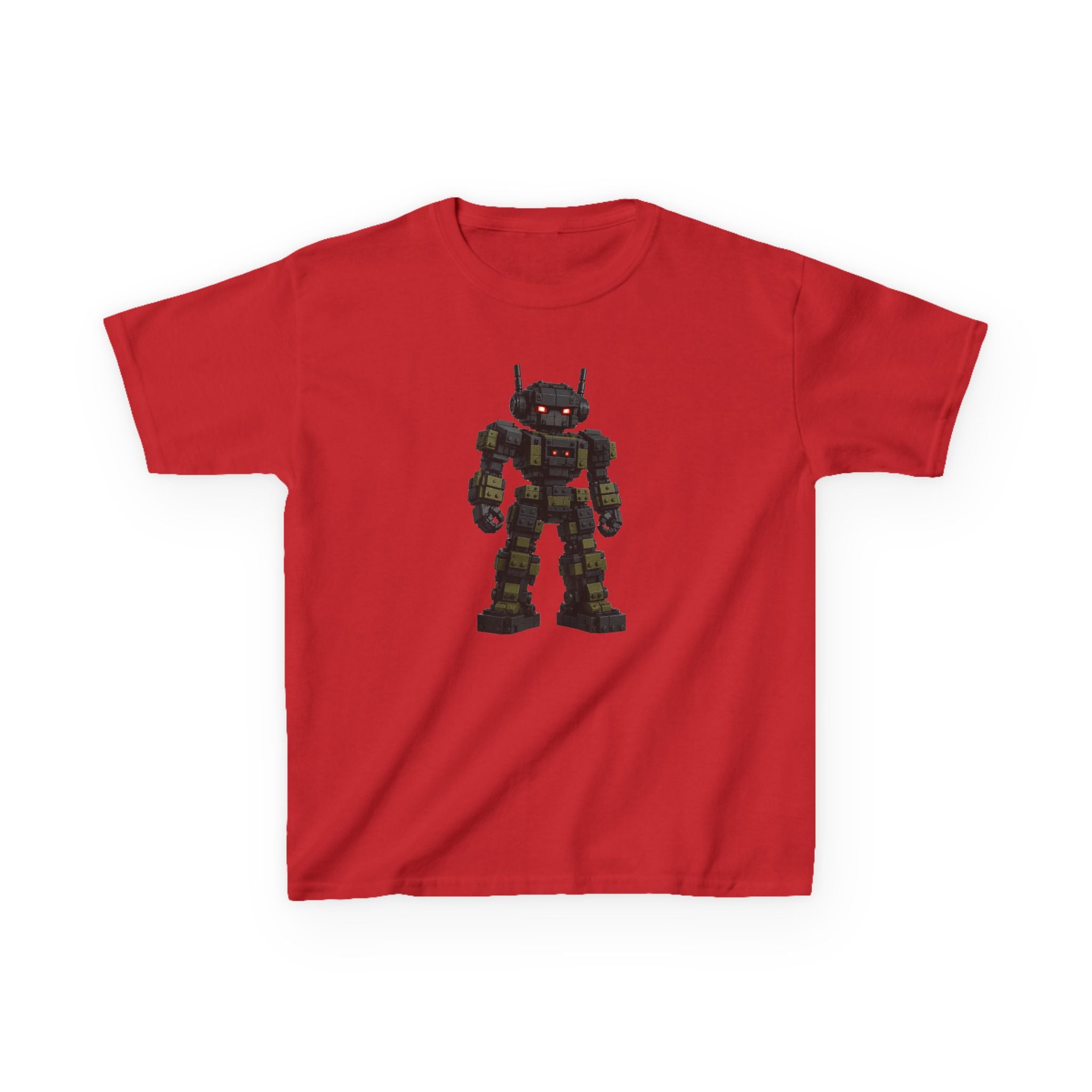 "Dark Steel Warrior" Boys Graphic Gamer T-Shirt Design