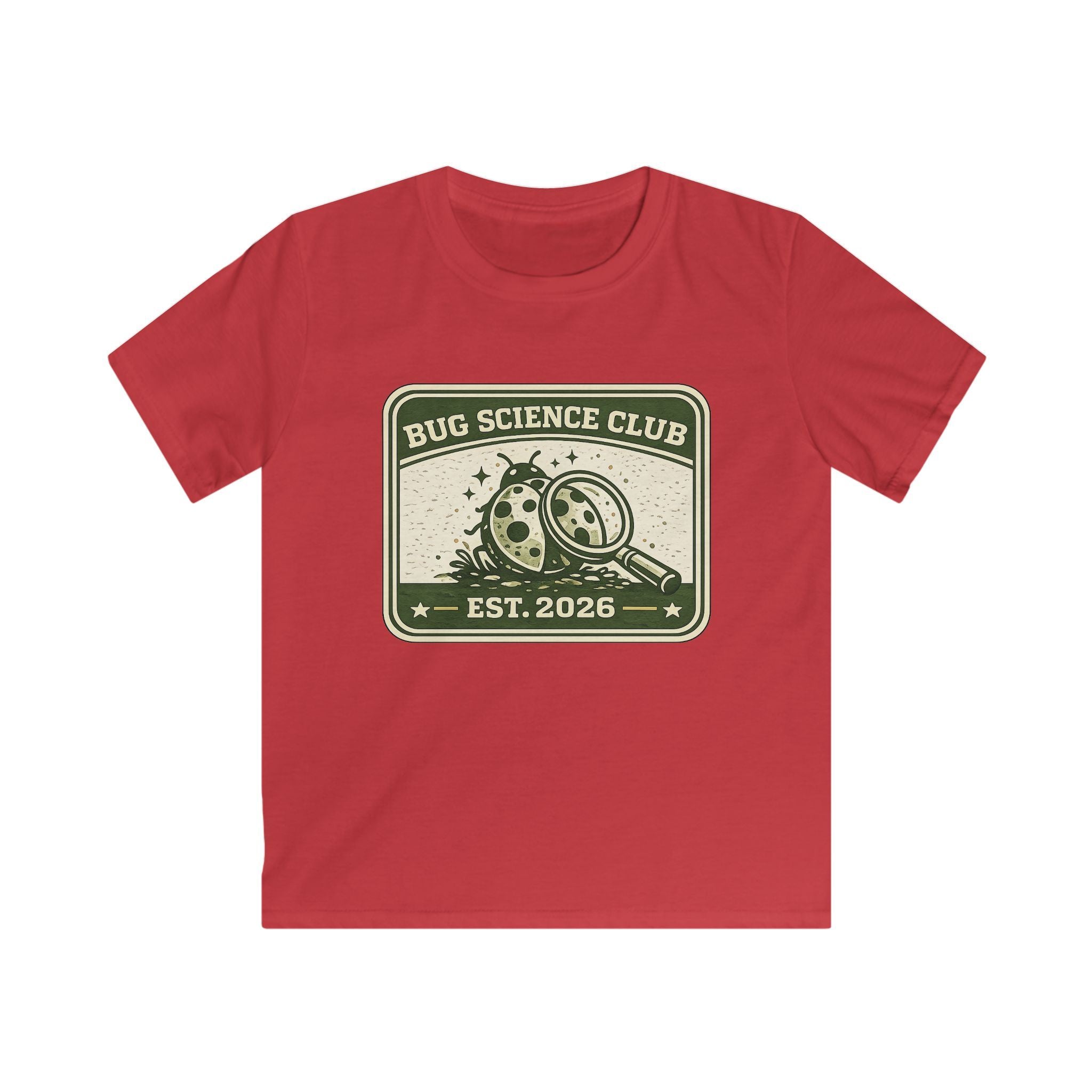 Kids T-Shirt "Bug Science Club Est. 2026" Graphic Tee For Boys & Girls
