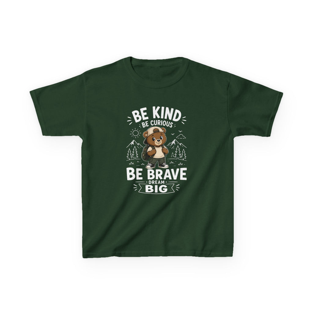 Kids T-Shirt — "Be Kind Be Brave"