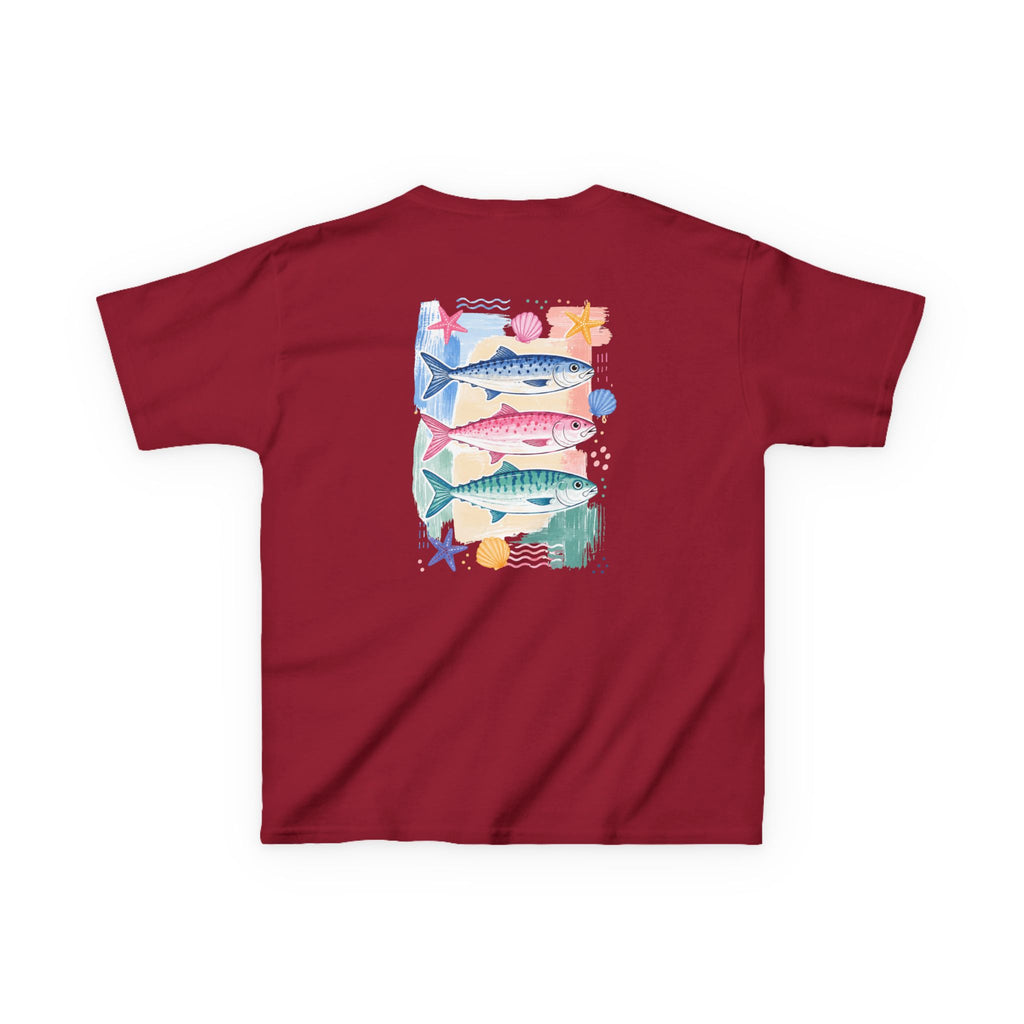Kids Tee — Colorful Tropical Fish Graphic Shirt for Children