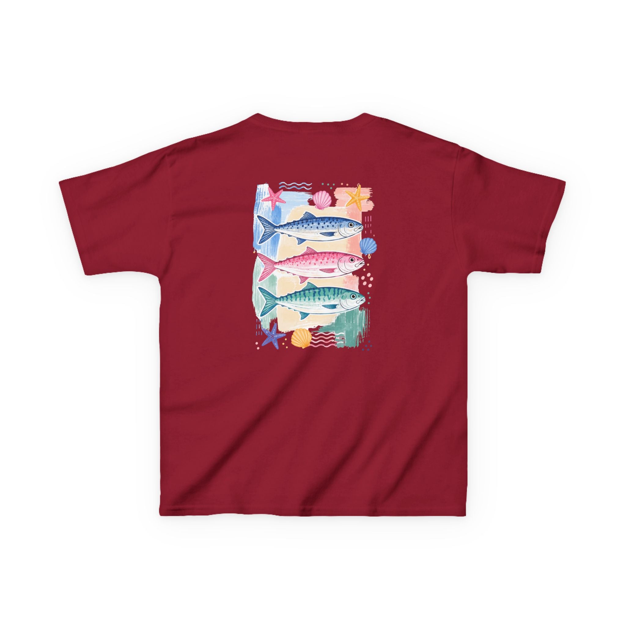 Kids Tee — Colorful Tropical Fish Graphic Shirt for Children