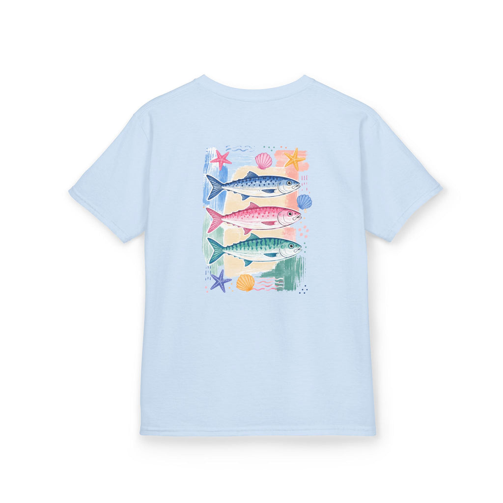 Kids Tee — Colorful Tropical Fish Graphic Shirt for Children