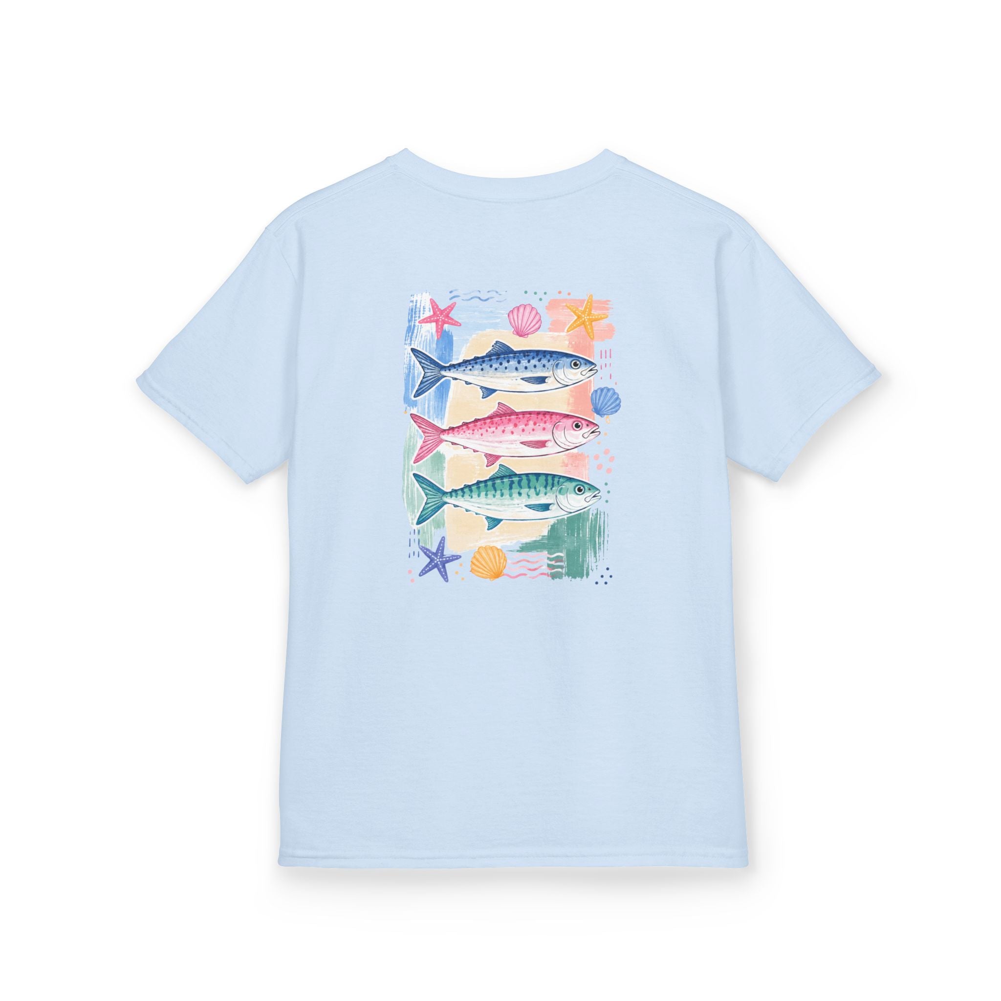 Kids Tee — Colorful Tropical Fish Graphic Shirt for Children