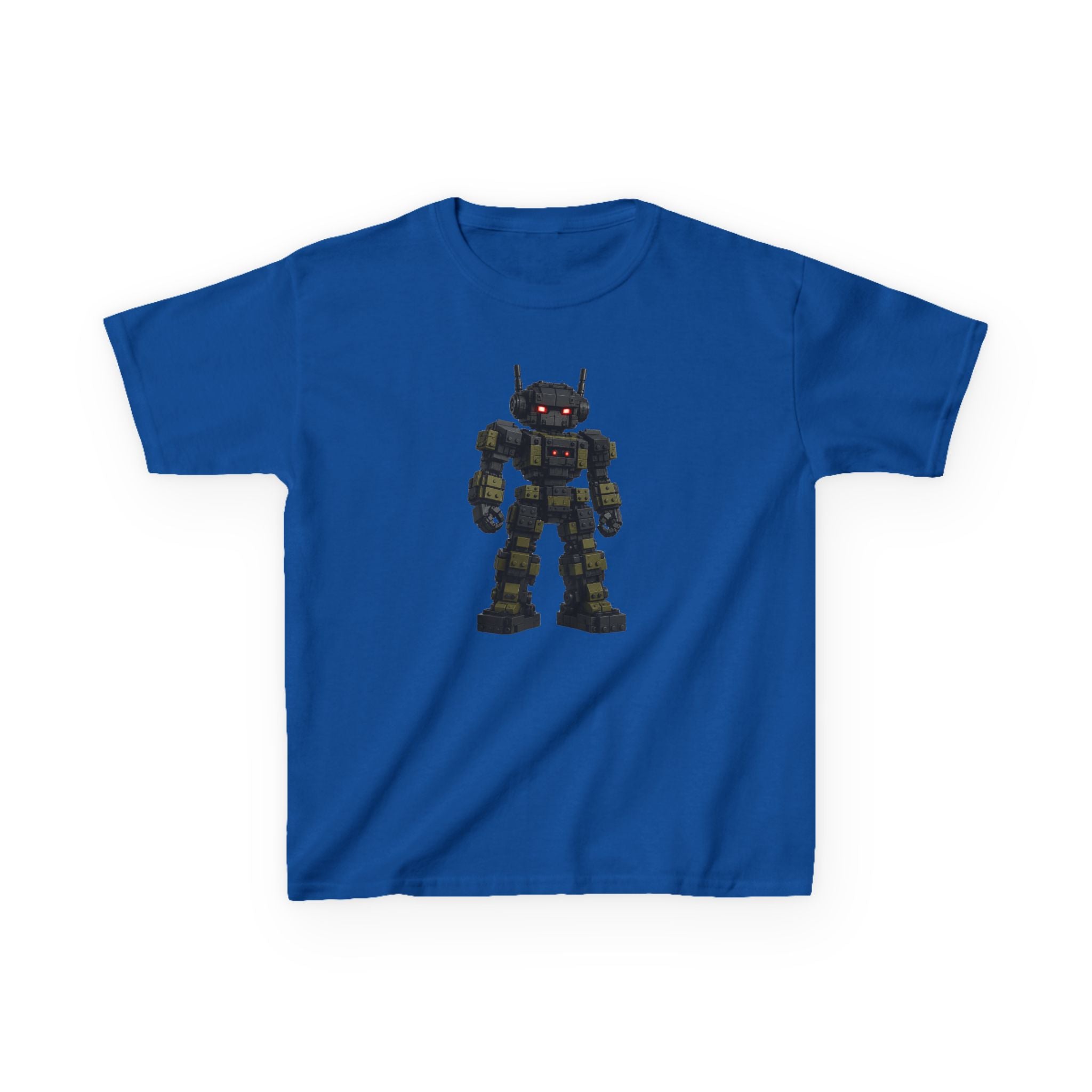 "Dark Steel Warrior" Boys Graphic Gamer T-Shirt Design