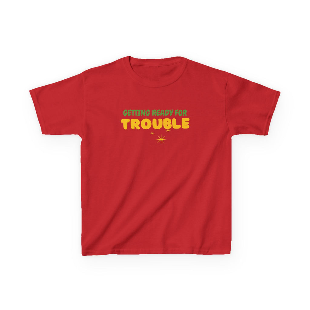 Ready for Trouble | Funny Kids Graphic T-Shirt