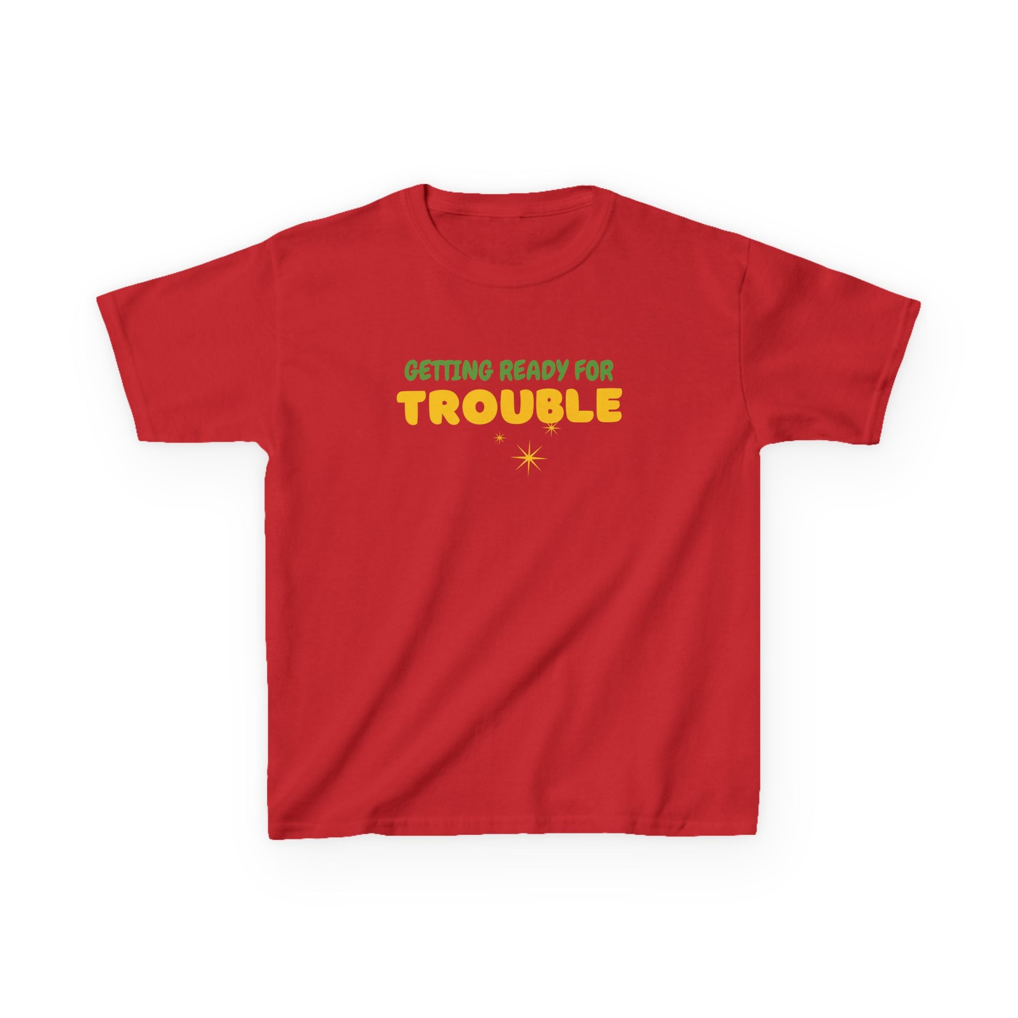Ready for Trouble | Funny Kids Graphic T-Shirt