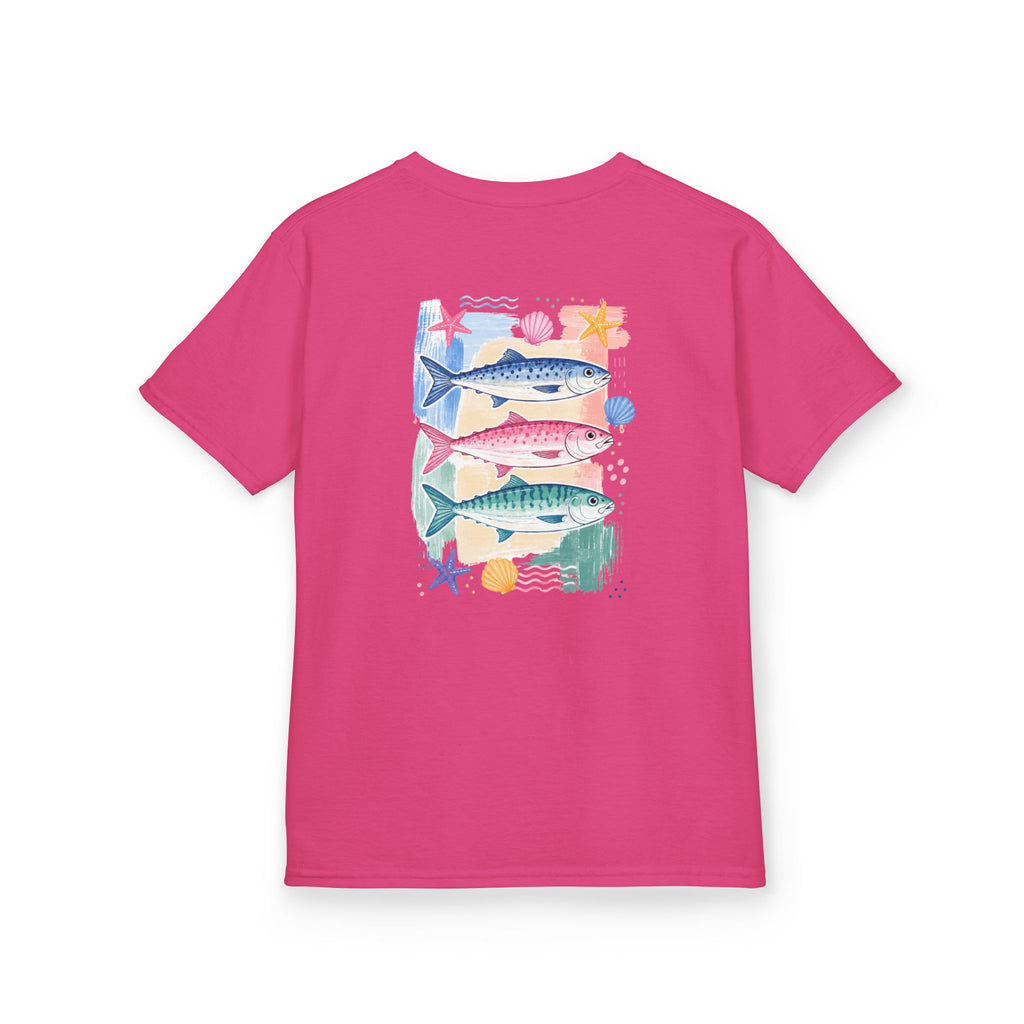 Kids Tee — Colorful Tropical Fish Graphic Shirt for Children