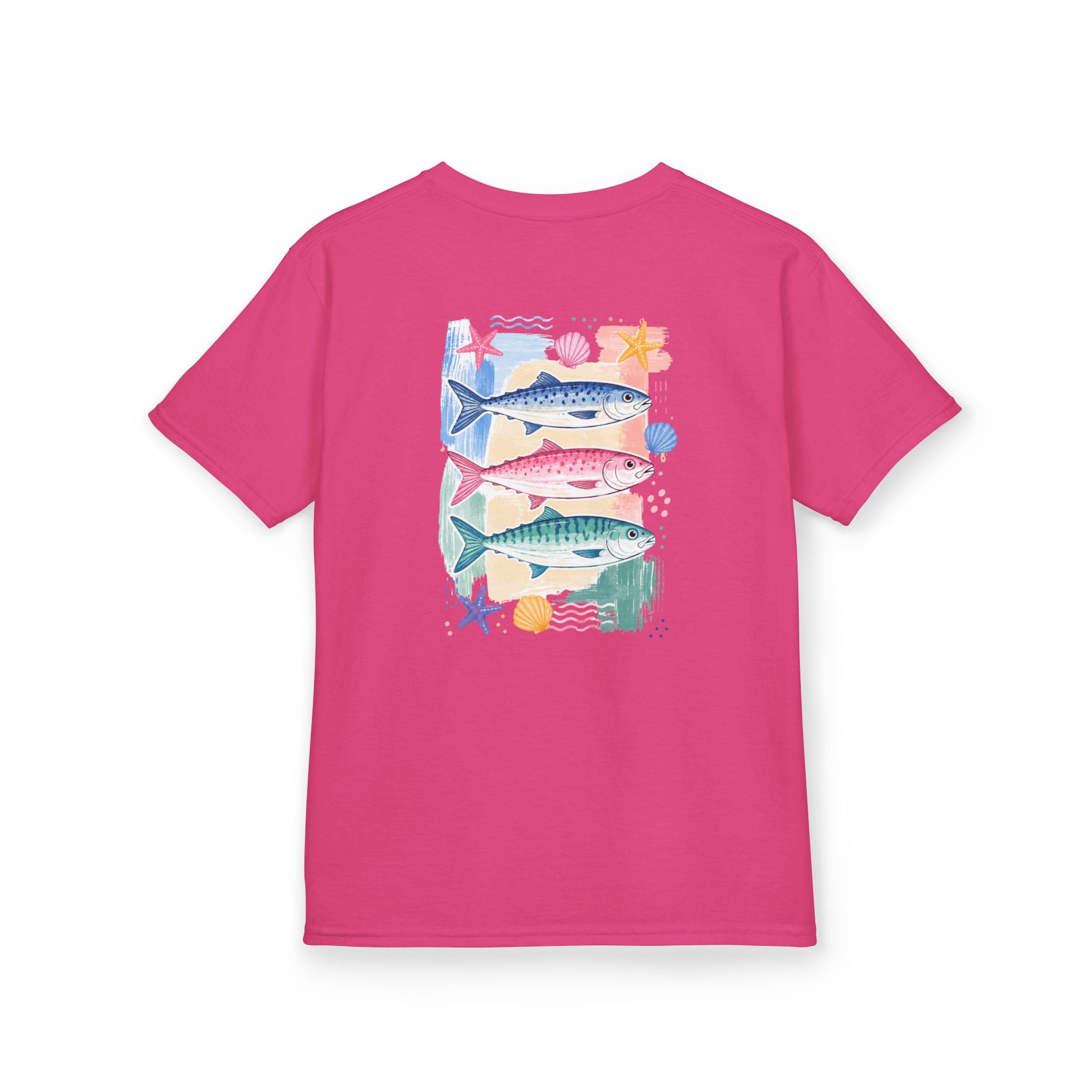 Kids Tee — Colorful Tropical Fish Graphic Shirt for Children