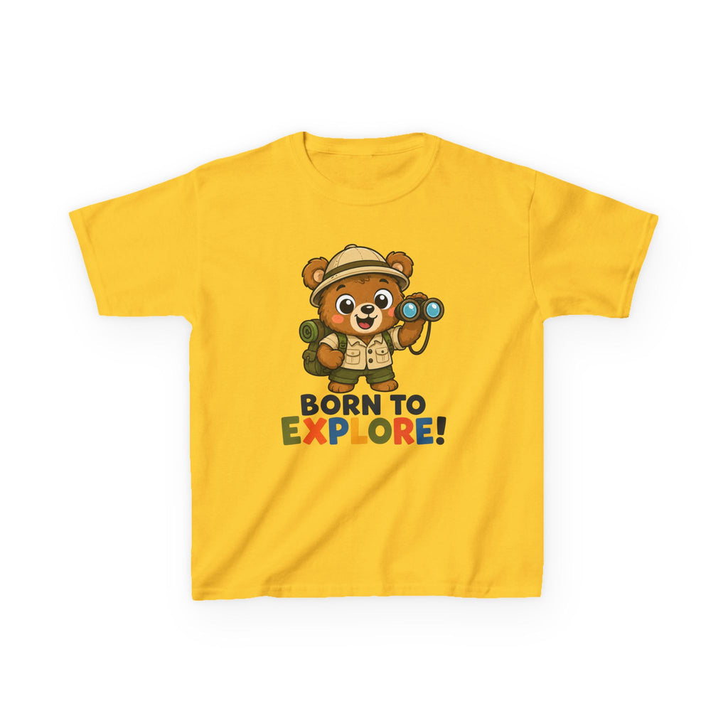Kids T-Shirt — "Born To Explore"