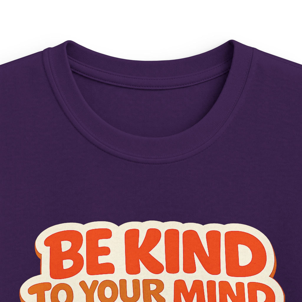 Kids T-Shirt  “Be Kind to Your Mind” Retro Mental Health Tee For Boys & Girls