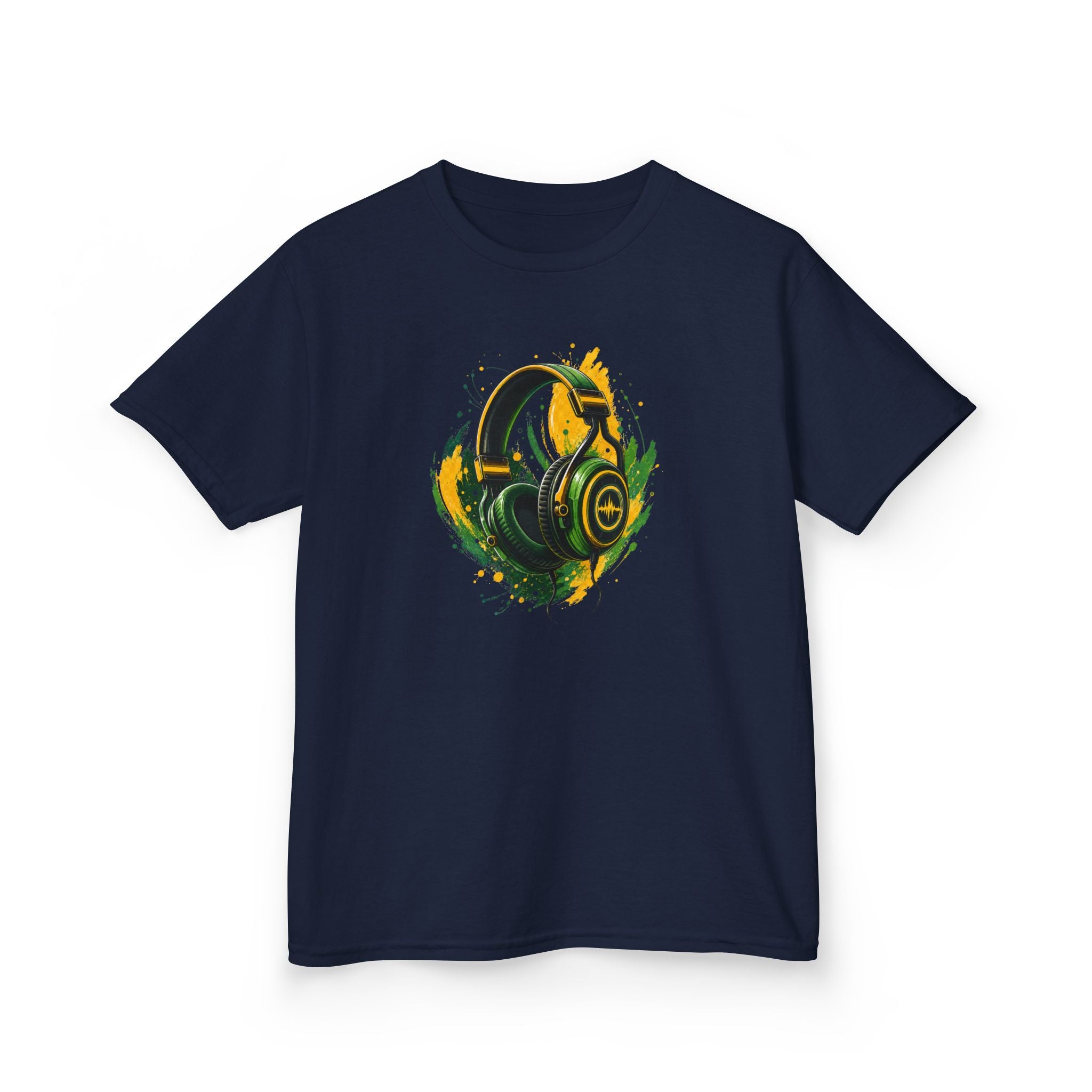 Gamer Colorful Gaming Headphones Graphic kids T-Shirt Design